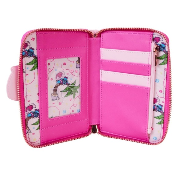 Loungefly Disney 100 Stitch Dressed in Cheshire Cat Costume Wallet - Picture 2 of 5